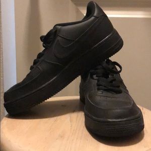 Black Air Force 1s, never been worn